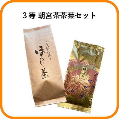 3等 朝宮茶茶葉セット